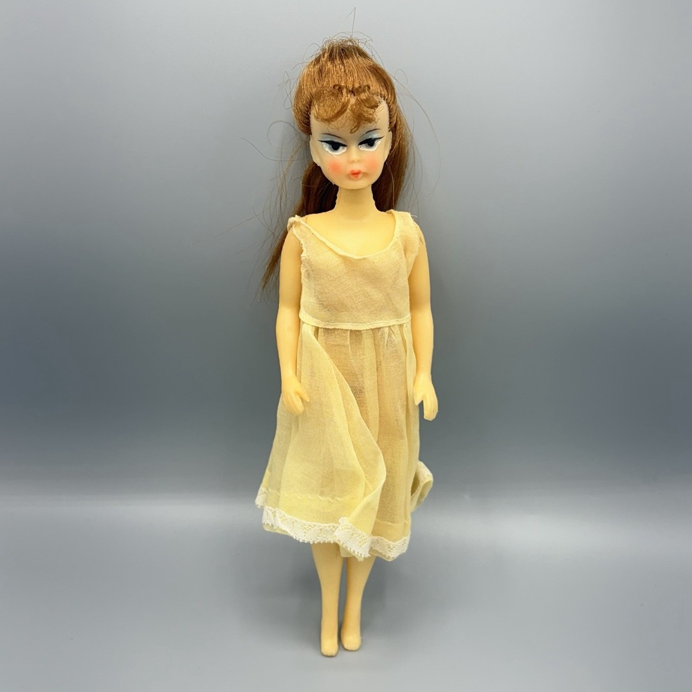 Vintage 9" Fashion Doll AHI JAPAN bild lili Barbie Clone RED HEAD Dress